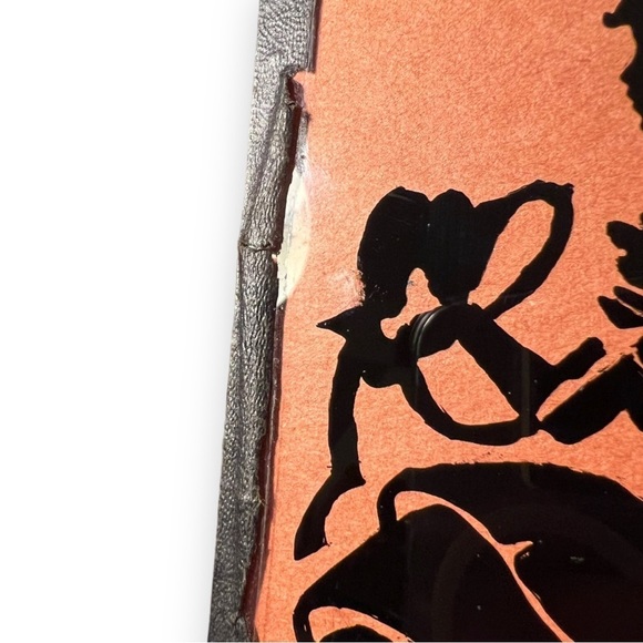 Vintage Antique Scherenschnitte/Silhouette Glass Painting Circa 1940s - Picture 3 of 6